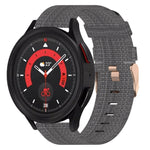 Bracelet de montre tissé en nylon 20 mm, pour Samsung Galaxy Watch5 40mm, pour Samsung Galaxy Watch5 44mm, pour Samsung Galaxy Watch5 Pro 45mm, pour Samsung Galaxy Watch4 40mm, pour Samsung Galaxy Watch4 44mm, pour Samsung Galaxy Watch4 Classic 46mm