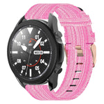 Bracelet de montre tissé en nylon 20 mm, pour Samsung Galaxy Watch5 40mm, pour Samsung Galaxy Watch5 44mm, pour Samsung Galaxy Watch5 Pro 45mm, pour Samsung Galaxy Watch4 40mm, pour Samsung Galaxy Watch4 44mm, pour Samsung Galaxy Watch4 Classic 46mm