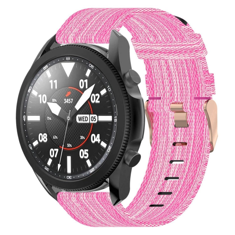 Bracelet de montre tissé en nylon 20 mm, pour Samsung Galaxy Watch5 40mm, pour Samsung Galaxy Watch5 44mm, pour Samsung Galaxy Watch5 Pro 45mm, pour Samsung Galaxy Watch4 40mm, pour Samsung Galaxy Watch4 44mm, pour Samsung Galaxy Watch4 Classic 46mm