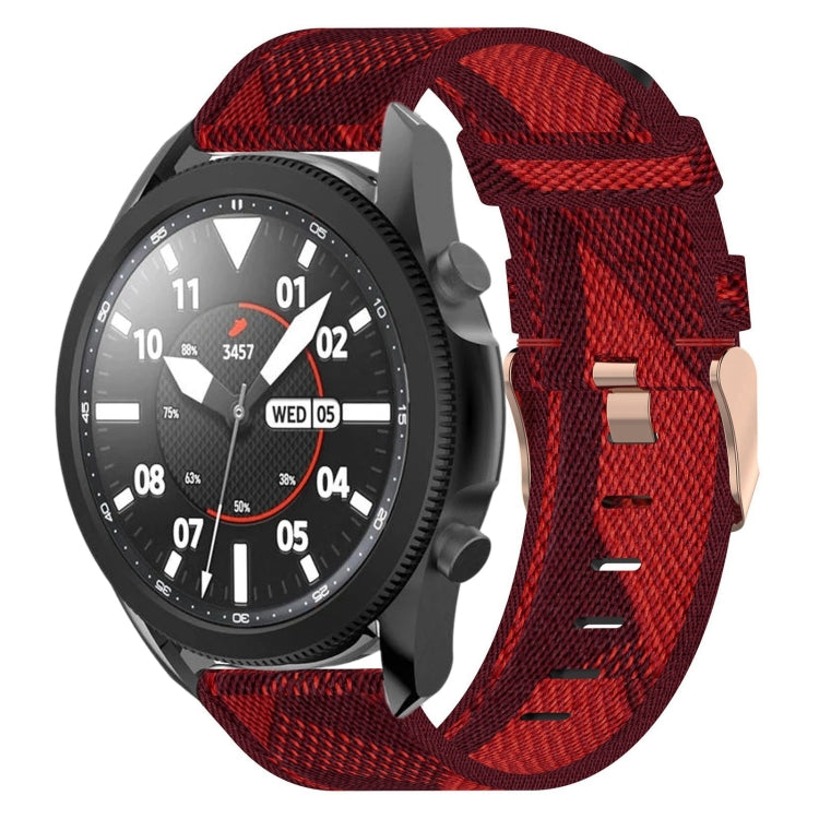 Bracelet de montre tissé en nylon 20 mm, pour Samsung Galaxy Watch5 40mm, pour Samsung Galaxy Watch5 44mm, pour Samsung Galaxy Watch5 Pro 45mm, pour Samsung Galaxy Watch4 40mm, pour Samsung Galaxy Watch4 44mm, pour Samsung Galaxy Watch4 Classic 46mm