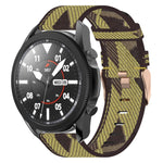 Bracelet de montre tissé en nylon 20 mm, pour Samsung Galaxy Watch5 40mm, pour Samsung Galaxy Watch5 44mm, pour Samsung Galaxy Watch5 Pro 45mm, pour Samsung Galaxy Watch4 40mm, pour Samsung Galaxy Watch4 44mm, pour Samsung Galaxy Watch4 Classic 46mm
