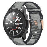 Bracelet de montre tissé en nylon 20 mm, pour Samsung Galaxy Watch5 40mm, pour Samsung Galaxy Watch5 44mm, pour Samsung Galaxy Watch5 Pro 45mm, pour Samsung Galaxy Watch4 40mm, pour Samsung Galaxy Watch4 44mm, pour Samsung Galaxy Watch4 Classic 46mm