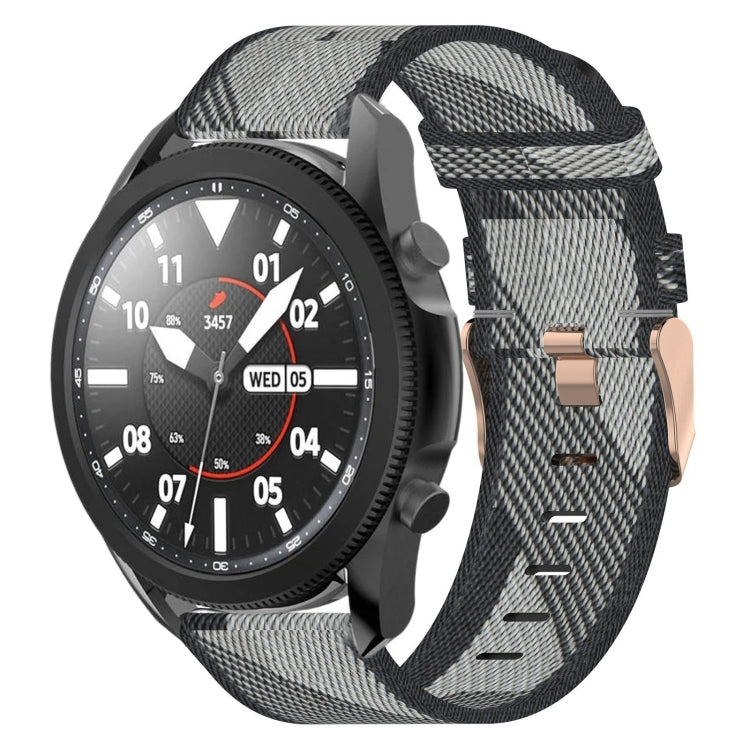 Bracelet de montre tissé en nylon 20 mm, pour Samsung Galaxy Watch5 40mm, pour Samsung Galaxy Watch5 44mm, pour Samsung Galaxy Watch5 Pro 45mm, pour Samsung Galaxy Watch4 40mm, pour Samsung Galaxy Watch4 44mm, pour Samsung Galaxy Watch4 Classic 46mm