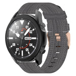 Bracelet de montre tissé en nylon 20 mm, pour Samsung Galaxy Watch5 40mm, pour Samsung Galaxy Watch5 44mm, pour Samsung Galaxy Watch5 Pro 45mm, pour Samsung Galaxy Watch4 40mm, pour Samsung Galaxy Watch4 44mm, pour Samsung Galaxy Watch4 Classic 46mm