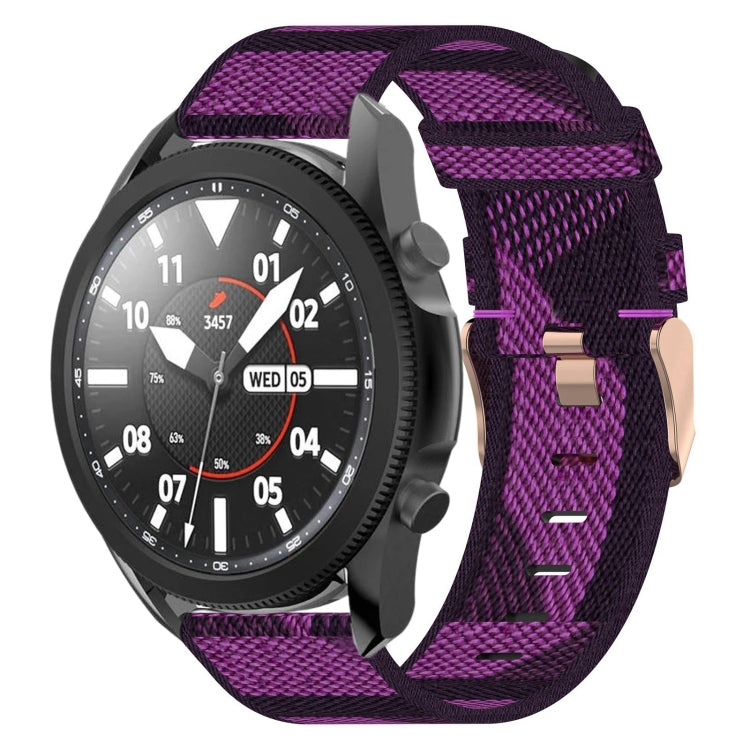 Bracelet de montre tissé en nylon 20 mm, pour Samsung Galaxy Watch5 40mm, pour Samsung Galaxy Watch5 44mm, pour Samsung Galaxy Watch5 Pro 45mm, pour Samsung Galaxy Watch4 40mm, pour Samsung Galaxy Watch4 44mm, pour Samsung Galaxy Watch4 Classic 46mm