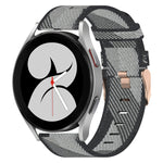 Bracelet de montre tissé en nylon 20 mm, pour Samsung Galaxy Watch5 40mm, pour Samsung Galaxy Watch5 44mm, pour Samsung Galaxy Watch5 Pro 45mm, pour Samsung Galaxy Watch4 40mm, pour Samsung Galaxy Watch4 44mm, pour Samsung Galaxy Watch4 Classic 46mm