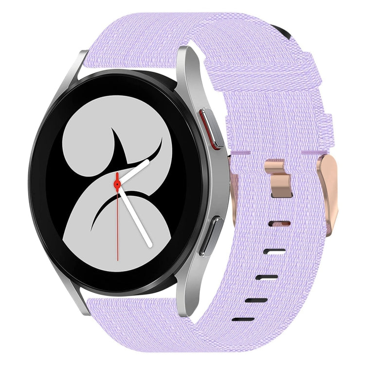 Bracelet de montre tissé en nylon 20 mm, pour Samsung Galaxy Watch5 40mm, pour Samsung Galaxy Watch5 44mm, pour Samsung Galaxy Watch5 Pro 45mm, pour Samsung Galaxy Watch4 40mm, pour Samsung Galaxy Watch4 44mm, pour Samsung Galaxy Watch4 Classic 46mm