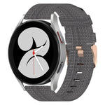 Bracelet de montre tissé en nylon 20 mm, pour Samsung Galaxy Watch5 40mm, pour Samsung Galaxy Watch5 44mm, pour Samsung Galaxy Watch5 Pro 45mm, pour Samsung Galaxy Watch4 40mm, pour Samsung Galaxy Watch4 44mm, pour Samsung Galaxy Watch4 Classic 46mm