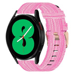 Bracelet de montre tissé en nylon 20 mm, pour Samsung Galaxy Watch5 40mm, pour Samsung Galaxy Watch5 44mm, pour Samsung Galaxy Watch5 Pro 45mm, pour Samsung Galaxy Watch4 40mm, pour Samsung Galaxy Watch4 44mm, pour Samsung Galaxy Watch4 Classic 46mm