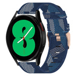 Bracelet de montre tissé en nylon 20 mm, pour Samsung Galaxy Watch5 40mm, pour Samsung Galaxy Watch5 44mm, pour Samsung Galaxy Watch5 Pro 45mm, pour Samsung Galaxy Watch4 40mm, pour Samsung Galaxy Watch4 44mm, pour Samsung Galaxy Watch4 Classic 46mm