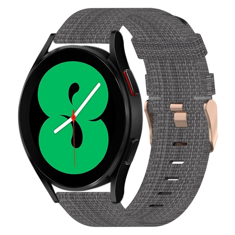 Bracelet de montre tissé en nylon 20 mm, pour Samsung Galaxy Watch5 40mm, pour Samsung Galaxy Watch5 44mm, pour Samsung Galaxy Watch5 Pro 45mm, pour Samsung Galaxy Watch4 40mm, pour Samsung Galaxy Watch4 44mm, pour Samsung Galaxy Watch4 Classic 46mm