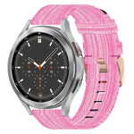 Bracelet de montre tissé en nylon 20 mm, pour Samsung Galaxy Watch5 40mm, pour Samsung Galaxy Watch5 44mm, pour Samsung Galaxy Watch5 Pro 45mm, pour Samsung Galaxy Watch4 40mm, pour Samsung Galaxy Watch4 44mm, pour Samsung Galaxy Watch4 Classic 46mm