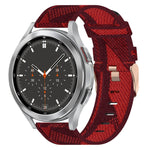 Bracelet de montre tissé en nylon 20 mm, pour Samsung Galaxy Watch5 40mm, pour Samsung Galaxy Watch5 44mm, pour Samsung Galaxy Watch5 Pro 45mm, pour Samsung Galaxy Watch4 40mm, pour Samsung Galaxy Watch4 44mm, pour Samsung Galaxy Watch4 Classic 46mm