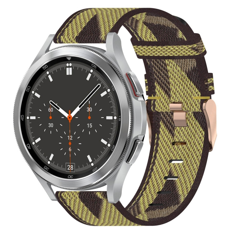 Bracelet de montre tissé en nylon 20 mm, pour Samsung Galaxy Watch5 40mm, pour Samsung Galaxy Watch5 44mm, pour Samsung Galaxy Watch5 Pro 45mm, pour Samsung Galaxy Watch4 40mm, pour Samsung Galaxy Watch4 44mm, pour Samsung Galaxy Watch4 Classic 46mm