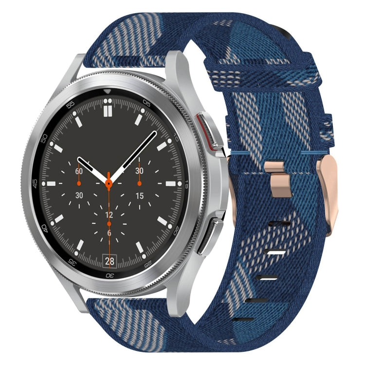 Bracelet de montre tissé en nylon 20 mm, pour Samsung Galaxy Watch5 40mm, pour Samsung Galaxy Watch5 44mm, pour Samsung Galaxy Watch5 Pro 45mm, pour Samsung Galaxy Watch4 40mm, pour Samsung Galaxy Watch4 44mm, pour Samsung Galaxy Watch4 Classic 46mm
