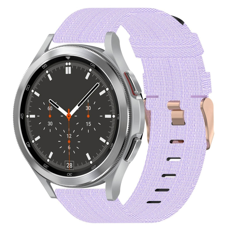 Bracelet de montre tissé en nylon 20 mm, pour Samsung Galaxy Watch5 40mm, pour Samsung Galaxy Watch5 44mm, pour Samsung Galaxy Watch5 Pro 45mm, pour Samsung Galaxy Watch4 40mm, pour Samsung Galaxy Watch4 44mm, pour Samsung Galaxy Watch4 Classic 46mm