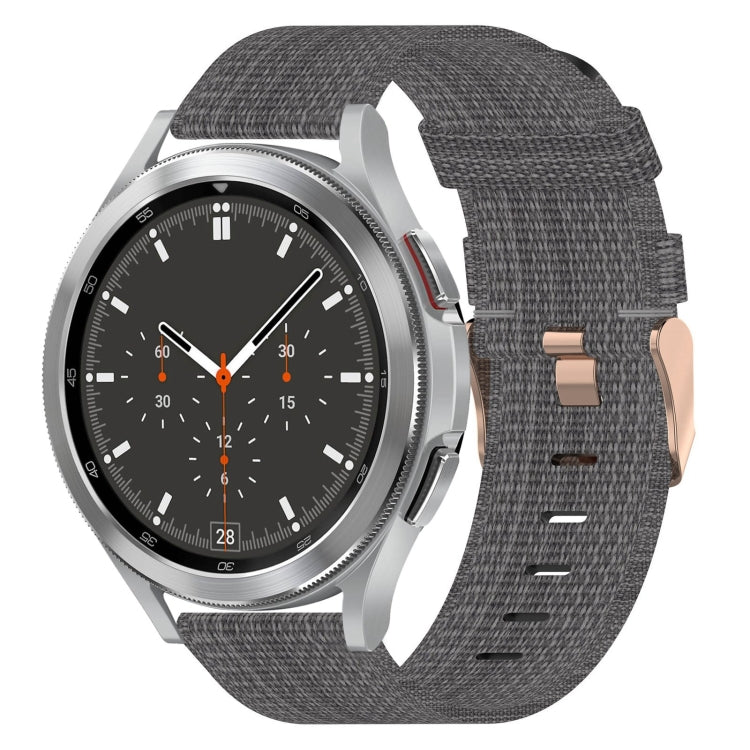 Bracelet de montre tissé en nylon 20 mm, pour Samsung Galaxy Watch5 40mm, pour Samsung Galaxy Watch5 44mm, pour Samsung Galaxy Watch5 Pro 45mm, pour Samsung Galaxy Watch4 40mm, pour Samsung Galaxy Watch4 44mm, pour Samsung Galaxy Watch4 Classic 46mm