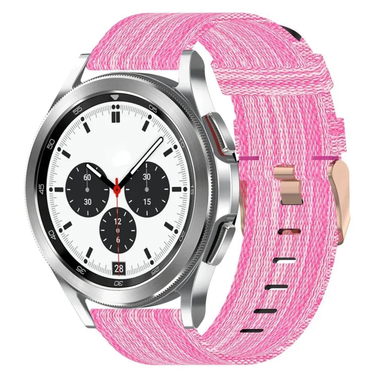 Bracelet de montre en nylon tressé 20 mm, pour Samsung Galaxy Watch4 Classic 42 mm, pour Samsung Galaxy Watch Active 2