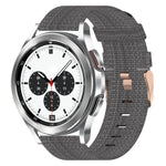 20mm Nylon Woven Watch Band, For Samsung Galaxy Watch4 Classic 42mm, For Samsung Galaxy Watch Active 2