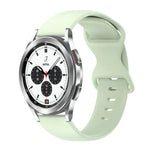 Bracelet de montre en silicone de couleur unie avec boucle papillon 20 mm, pour Samsung Galaxy Watch 4 44 mm, pour Samsung Galaxy Watch 4 Classic 46 mm, pour Samsung Galaxy Watch 4 Classic 42 mm, pour Samsung Galaxy Watch Active 2