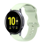 Bracelet de montre en silicone de couleur unie avec boucle papillon 20 mm, pour Samsung Galaxy Watch 4 44 mm, pour Samsung Galaxy Watch 4 Classic 46 mm, pour Samsung Galaxy Watch 4 Classic 42 mm, pour Samsung Galaxy Watch Active 2
