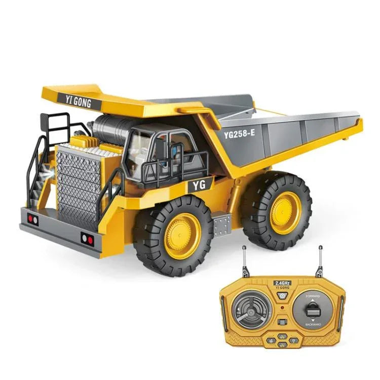 MoFun 1048 2.4G véhicule de construction télécommandé à neuf canaux 1:24 camion benne de chantier multifonctionnel, 1048