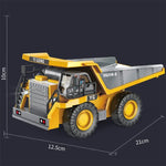 MoFun 1048 2.4G véhicule de construction télécommandé à neuf canaux 1:24 camion benne de chantier multifonctionnel, 1048