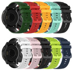 Bracelet de montre en silicone bicolore à carreaux de 22 mm, pour Samsung Galaxy Watch3 45 mm, pour Samsung Galaxy Watch 46 mm, pour Samsung Gear S3 Classic, pour Samsung Gear S3 Frontier
