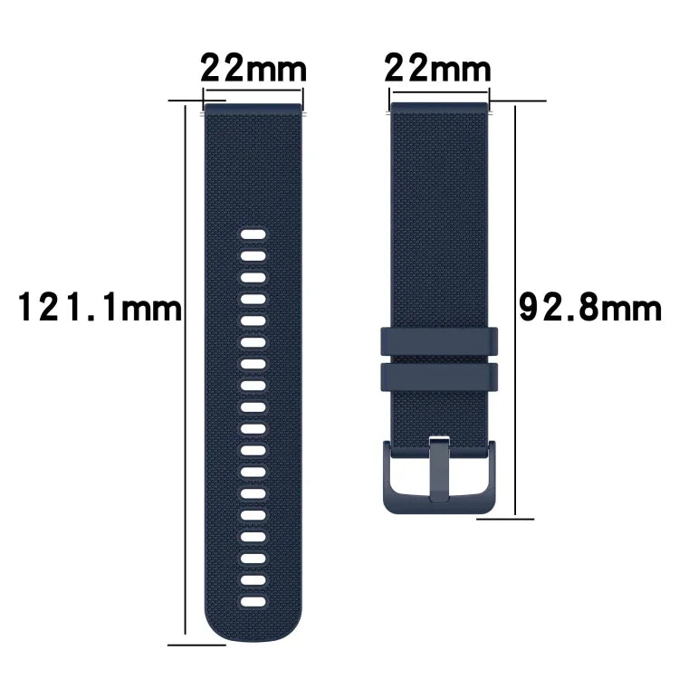Bracelet de montre en silicone bicolore à carreaux de 22 mm, pour Samsung Galaxy Watch3 45 mm, pour Samsung Galaxy Watch 46 mm, pour Samsung Gear S3 Classic, pour Samsung Gear S3 Frontier