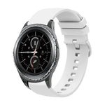 Bracelet de montre en silicone souple de couleur unie 20 mm, pour Samsung Gear S2 Classic, pour Samsung Galaxy Watch Active 2 40 mm