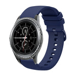 Bracelet de montre en silicone souple de couleur unie 20 mm, pour Samsung Gear S2 Classic, pour Samsung Galaxy Watch Active 2 40 mm