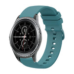 Bracelet de montre en silicone souple de couleur unie 20 mm, pour Samsung Gear S2 Classic, pour Samsung Galaxy Watch Active 2 40 mm