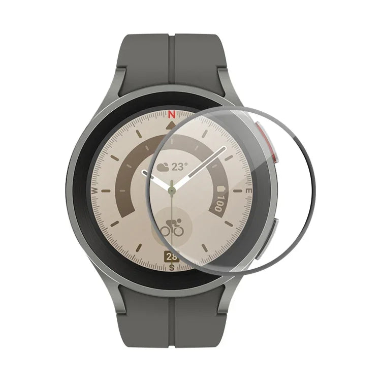 Pour Samsung Galaxy Watch5 Pro 45mm Film de protection d'écran HD à couverture complète ENKAY 3D, 1 pièce, 2 pièces, 5 pièces, 10 pièces