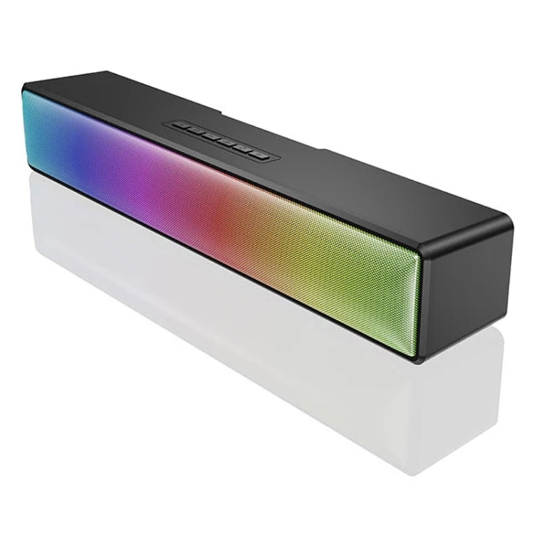 Barre de son HiFi Bluetooth AEC BT601 avec éclairage RGB, home cinéma, BT601