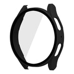 For Samsung Galaxy Watch5 44mm ENKAY Hat-Prince Full Coverage PC Frame + 9H Tempered Glass Case