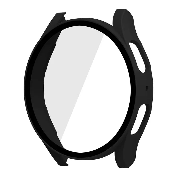 For Samsung Galaxy Watch5 44mm ENKAY Hat-Prince Full Coverage PC Frame + 9H Tempered Glass Case
