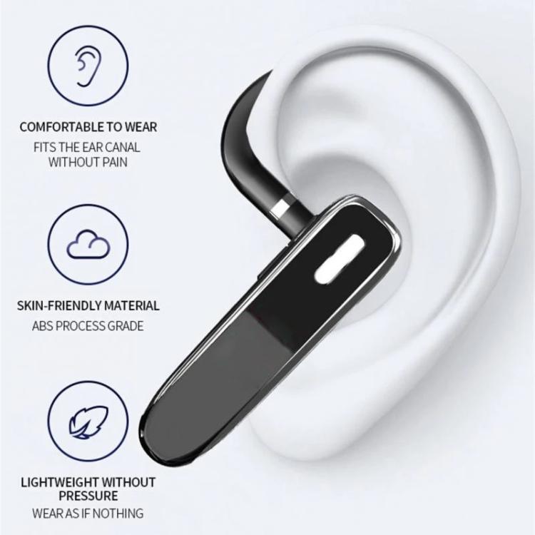 Écouteur professionnel K50 à crochet d'oreille compatible Bluetooth 5.3 avec micro