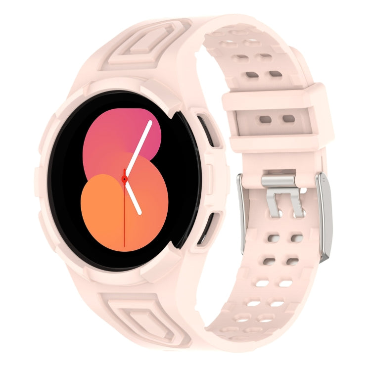 Bracelet de montre connectée à boucle double ardillon en TPU intégré blindé, pour Samsung Galaxy Watch5 40mm, pour Samsung Galaxy Watch5 44mm, pour Samsung Galaxy Watch4 44mm