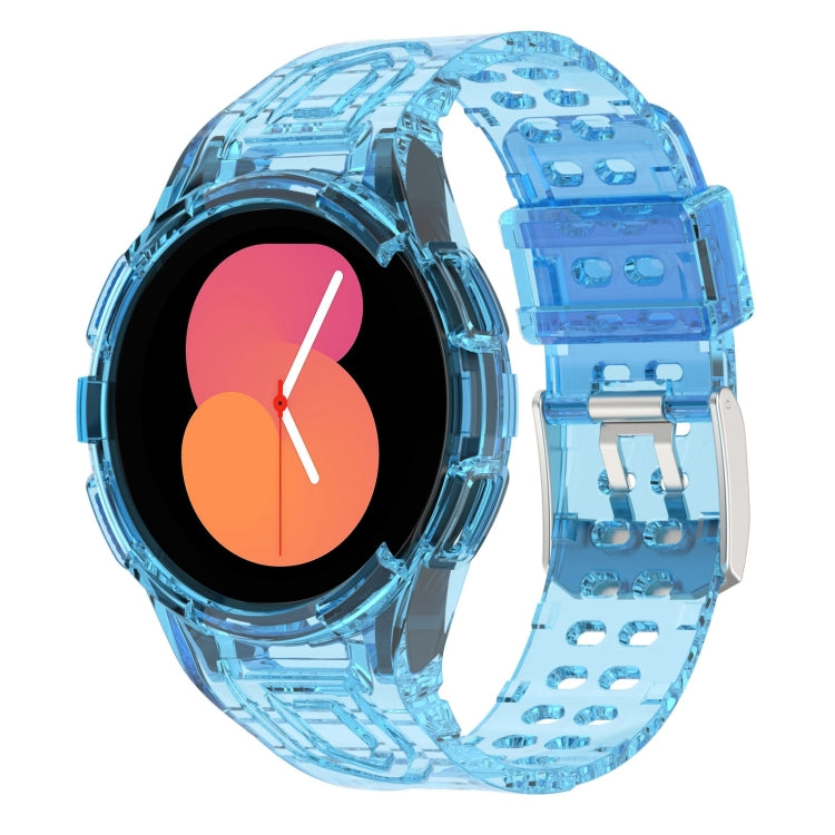 Bracelet de montre connectée à boucle double ardillon en TPU intégré blindé, pour Samsung Galaxy Watch5 40mm, pour Samsung Galaxy Watch5 44mm, pour Samsung Galaxy Watch4 44mm