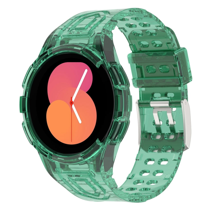 Bracelet de montre connectée à boucle double ardillon en TPU intégré blindé, pour Samsung Galaxy Watch5 40mm, pour Samsung Galaxy Watch5 44mm, pour Samsung Galaxy Watch4 44mm