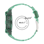 Bracelet de montre connectée à boucle double ardillon en TPU intégré blindé, pour Samsung Galaxy Watch5 40mm, pour Samsung Galaxy Watch5 44mm, pour Samsung Galaxy Watch4 44mm