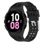 Bracelet de montre connectée à boucle double ardillon en TPU intégré blindé, pour Samsung Galaxy Watch5 40mm, pour Samsung Galaxy Watch5 44mm, pour Samsung Galaxy Watch4 44mm