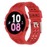 Bracelet de montre connectée à boucle double ardillon en TPU intégré blindé, pour Samsung Galaxy Watch5 40mm, pour Samsung Galaxy Watch5 44mm, pour Samsung Galaxy Watch4 44mm