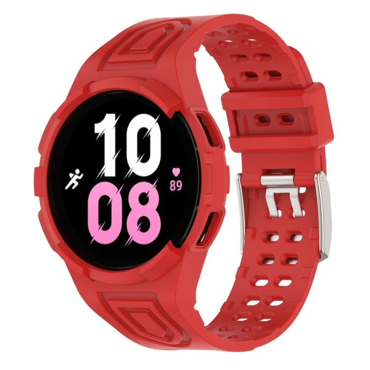 Bracelet de montre connectée à boucle double ardillon en TPU intégré blindé, pour Samsung Galaxy Watch5 40mm, pour Samsung Galaxy Watch5 44mm, pour Samsung Galaxy Watch4 44mm