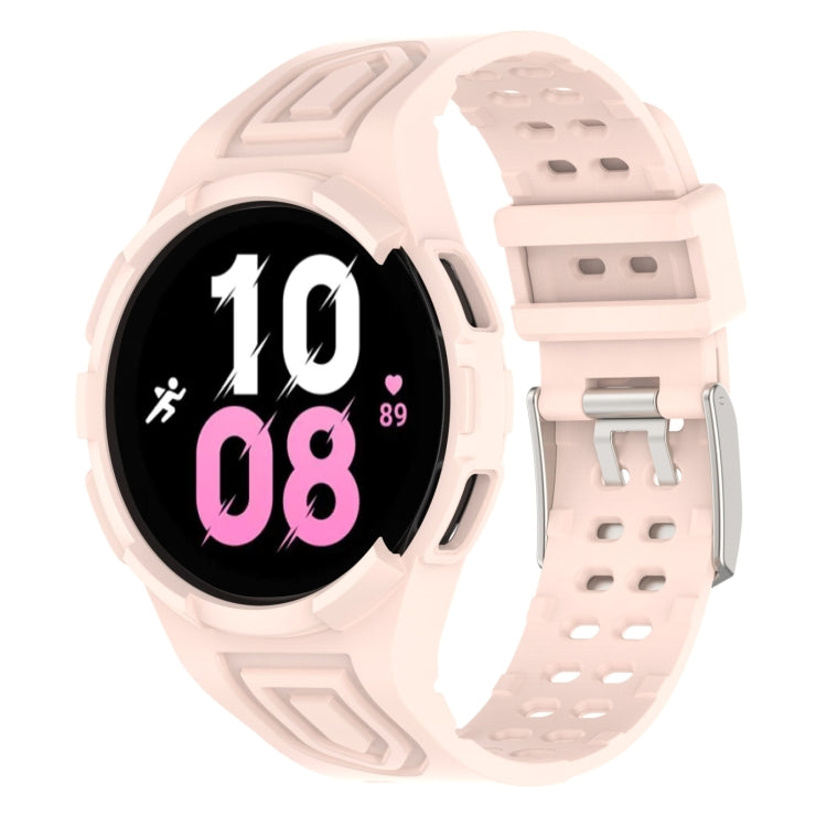 Bracelet de montre connectée à boucle double ardillon en TPU intégré blindé, pour Samsung Galaxy Watch5 40mm, pour Samsung Galaxy Watch5 44mm, pour Samsung Galaxy Watch4 44mm