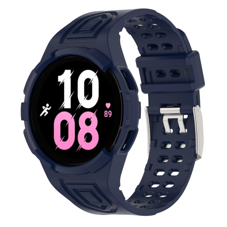 Bracelet de montre connectée à boucle double ardillon en TPU intégré blindé, pour Samsung Galaxy Watch5 40mm, pour Samsung Galaxy Watch5 44mm, pour Samsung Galaxy Watch4 44mm