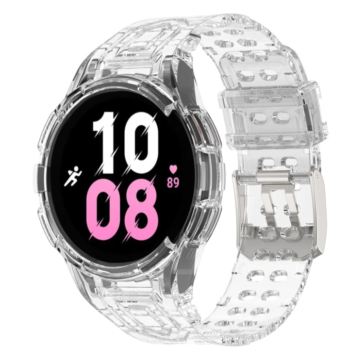 Bracelet de montre connectée à boucle double ardillon en TPU intégré blindé, pour Samsung Galaxy Watch5 40mm, pour Samsung Galaxy Watch5 44mm, pour Samsung Galaxy Watch4 44mm