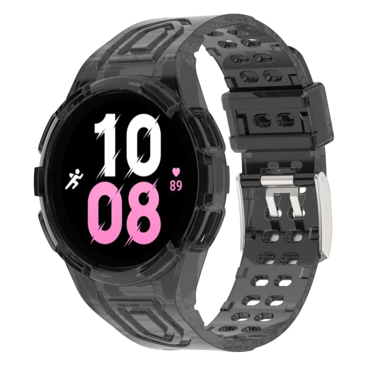 Bracelet de montre connectée à boucle double ardillon en TPU intégré blindé, pour Samsung Galaxy Watch5 40mm, pour Samsung Galaxy Watch5 44mm, pour Samsung Galaxy Watch4 44mm