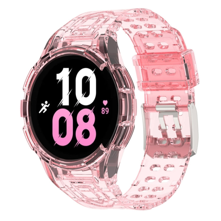 Bracelet de montre connectée à boucle double ardillon en TPU intégré blindé, pour Samsung Galaxy Watch5 40mm, pour Samsung Galaxy Watch5 44mm, pour Samsung Galaxy Watch4 44mm
