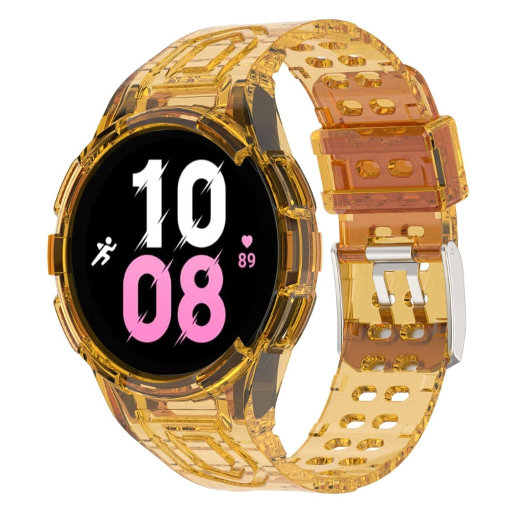 Bracelet de montre connectée à boucle double ardillon en TPU intégré blindé, pour Samsung Galaxy Watch5 40mm, pour Samsung Galaxy Watch5 44mm, pour Samsung Galaxy Watch4 44mm